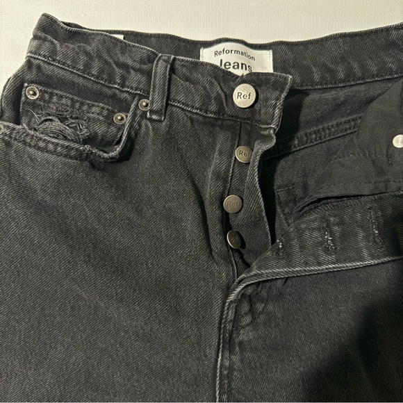 Reformation Cynthia high rise straight jeans - Picture 5 of 5